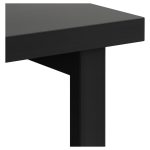 Mesa AUX PÉ QUADRO – 0,90×0,45m – PRETO/PRETO – 26004 Master Móveis para Escritório Linha 40mm Preto / Preto 11