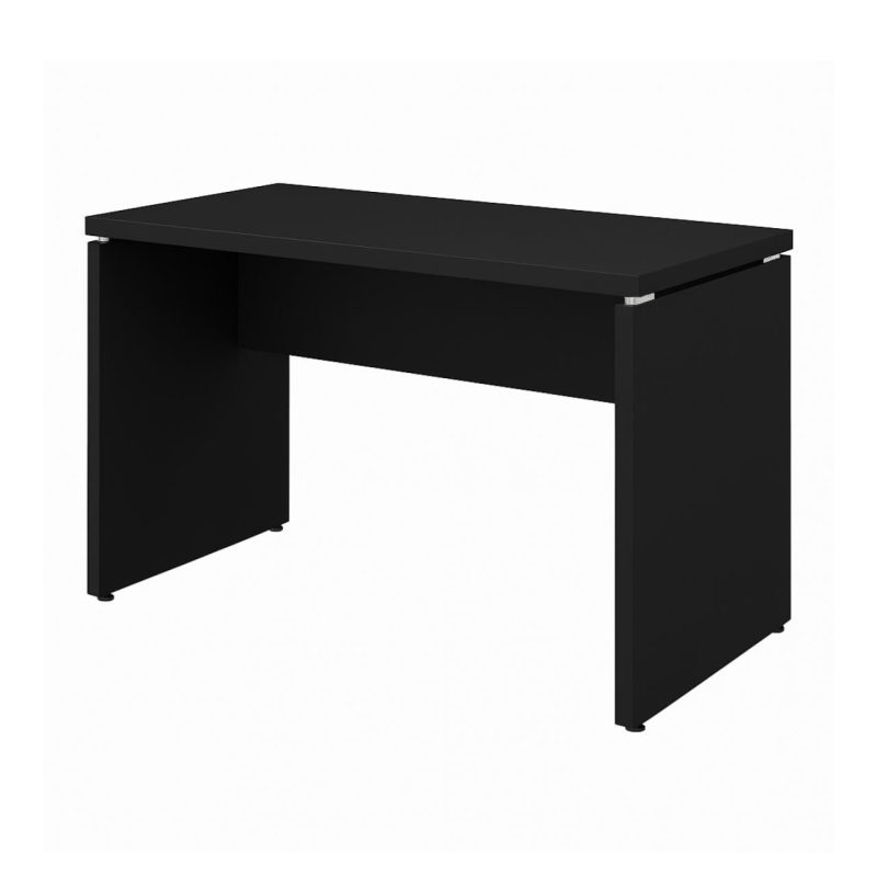 Mesa Escritório 1,20×0,60m – S/ Gavetas – PRETO/PRETO – 26005 Master Móveis para Escritório Linha 40mm Preto / Preto 6