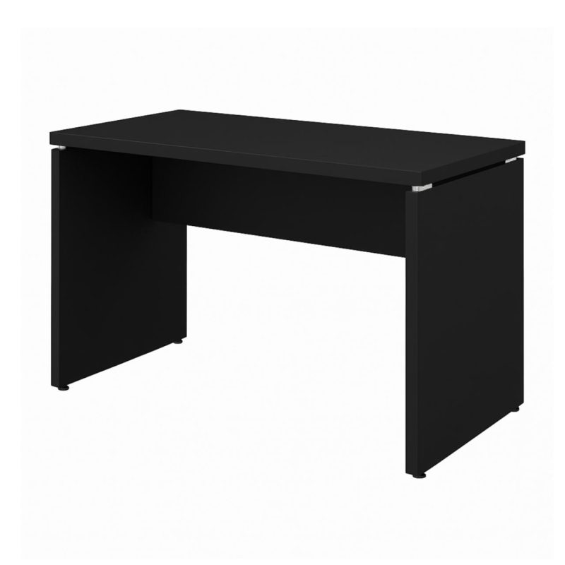 Mesa Escritório 1,50×0,60m – S/ Gavetas – PRETO/PRETO – 26006 Master Móveis para Escritório Linha 40mm Preto / Preto 5