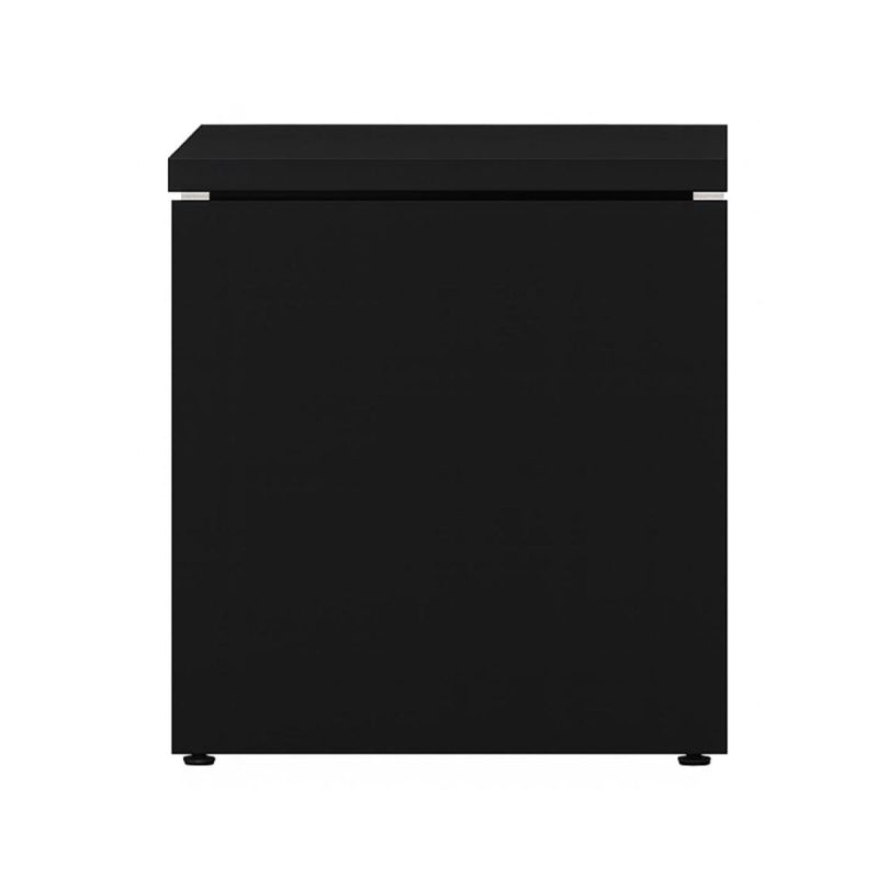 Mesa Escritório 1,70×0,70m – S/ Gavetas – PRETO/PRETO – 26007 Master Móveis para Escritório Linha 40mm Preto / Preto 3