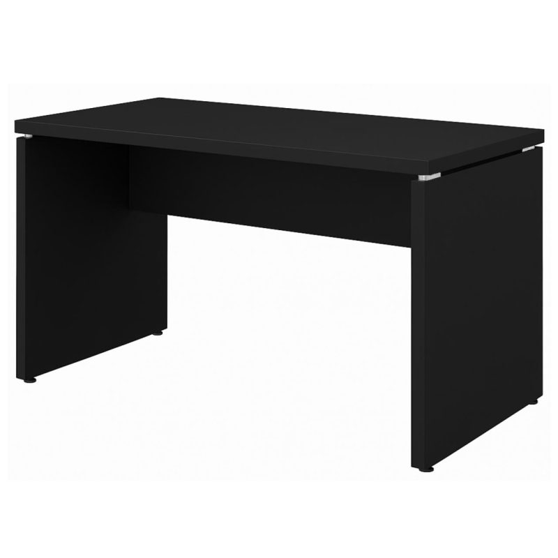 Mesa Escritório 1,70×0,70m – S/ Gavetas – PRETO/PRETO – 26007 Master Móveis para Escritório Linha 40mm Preto / Preto 5