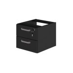 Gaveteiro suspenso – PRETO/PRETO – 26008 Master Móveis para Escritório Linha 40mm Preto / Preto 7