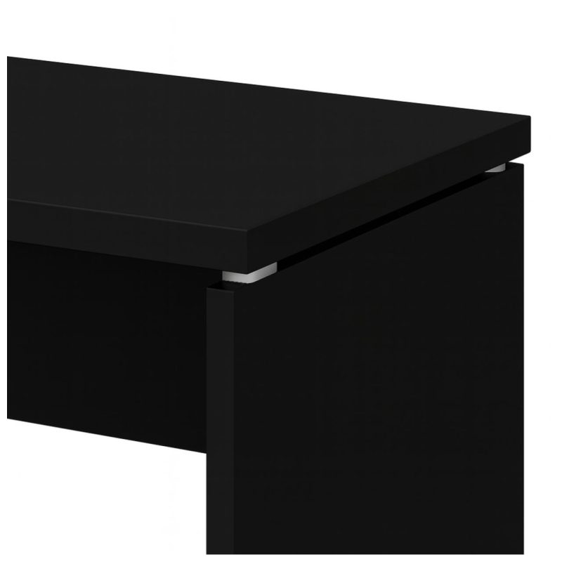 Mesa escritório Auxiliar 0,90×0,45 – PRETO/PRETO – 26009 Master Móveis para Escritório Linha 40mm Preto / Preto 5