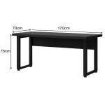 Mesa em L PÉ QUADRO (1,70×0,70m + Mesa Auxiliar) – S/ Gavetas – PRETO / PRETO – 26011 Master Móveis para Escritório Linha 40mm Preto / Preto 15 Mesa em L PÉ QUADRO (1,70×0,70m + Mesa Auxiliar) – S/ Gavetas – PRETO / PRETO – 26011 Master Móveis para Escritório Linha 40mm Preto / Preto 15