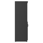 Armário Alto com Portas Inferiores e Prateleiras Abertas – MDP Preto – 26033 Master Móveis para Escritório Linha 40mm Preto / Preto 12 Armário Alto com Portas Inferiores e Prateleiras Abertas – MDP Preto – 26033 Master Móveis para Escritório Linha 40mm Preto / Preto 12