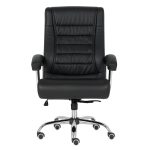 Poltrona LUXO IMPORTADA Concha Dupla Syncron – Couríssimo Preto – 30017 Master Móveis para Escritório Presidente 11