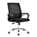 Cadeira para Escritório Tela OZY com Braço – Cor Preta – 30055 Master Móveis para Escritório Cadeira de Tela 9