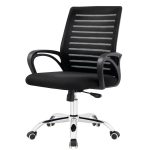 Cadeira para Escritório Tela OZY com Braço – Cor Preta – 30055 Master Móveis para Escritório Cadeira de Tela 12