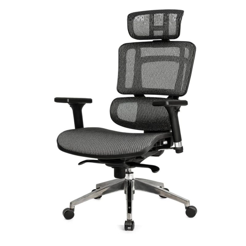 Cadeira de Escritório Presidente TELA DOM – Cor Preta – 32869 Master Móveis para Escritório Cadeira de Tela 6