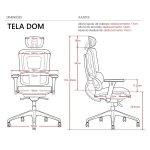 Cadeira de Escritório Presidente TELA DOM – Cor Preta – 32869 Master Móveis para Escritório Cadeira de Tela 16 Cadeira de Escritório Presidente TELA DOM – Cor Preta – 32869 Master Móveis para Escritório Cadeira de Tela 16