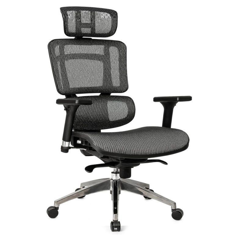 Cadeira de Escritório Presidente TELA DOM – Cor Preta – 32869 Master Móveis para Escritório Cadeira de Tela 2