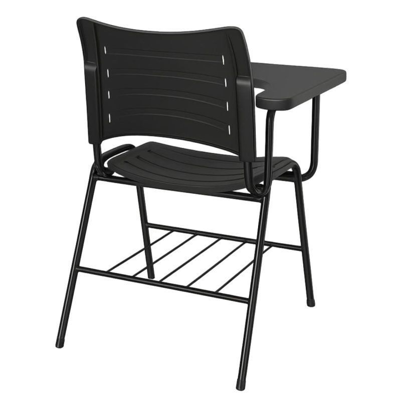 Cadeira Universitária Plástica Prancheta PLÁSTICA – MRPlast Preto – 34130 Master Móveis para Escritório Carteira Escolar 4