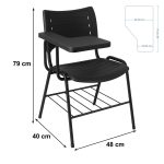 Cadeira Universitária Plástica Prancheta PLÁSTICA – MRPlast Preto – 34130 Master Móveis para Escritório Carteira Escolar 10 Cadeira Universitária Plástica Prancheta PLÁSTICA – MRPlast Preto – 34130 Master Móveis para Escritório Carteira Escolar 10