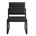 Poltrona para Escritório Estofada – TRIX – Cor Preta – 35119 Master Móveis para Escritório Cadeira Longarina Sofanete 11