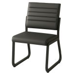 Poltrona para Escritório Estofada – TRIX – Cor Preta – 35119 Master Móveis para Escritório Cadeira Longarina Sofanete 13