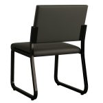 Poltrona para Escritório Estofada – TRIX – Cor Preta – 35119 Master Móveis para Escritório Cadeira Longarina Sofanete 15