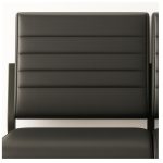 Sofanete para Escritório Estofada com 02 Lugares – TRIX – Pés PRETO – 35120 Master Móveis para Escritório Cadeira Longarina Sofanete 16