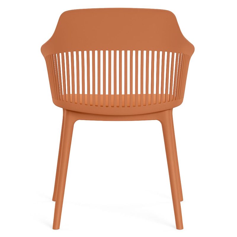 Cadeira Interlocutor MARCELA Polipropileno – COR CARAMELO – 37014 Master Móveis para Escritório Cadeira Fixa Plástica 3